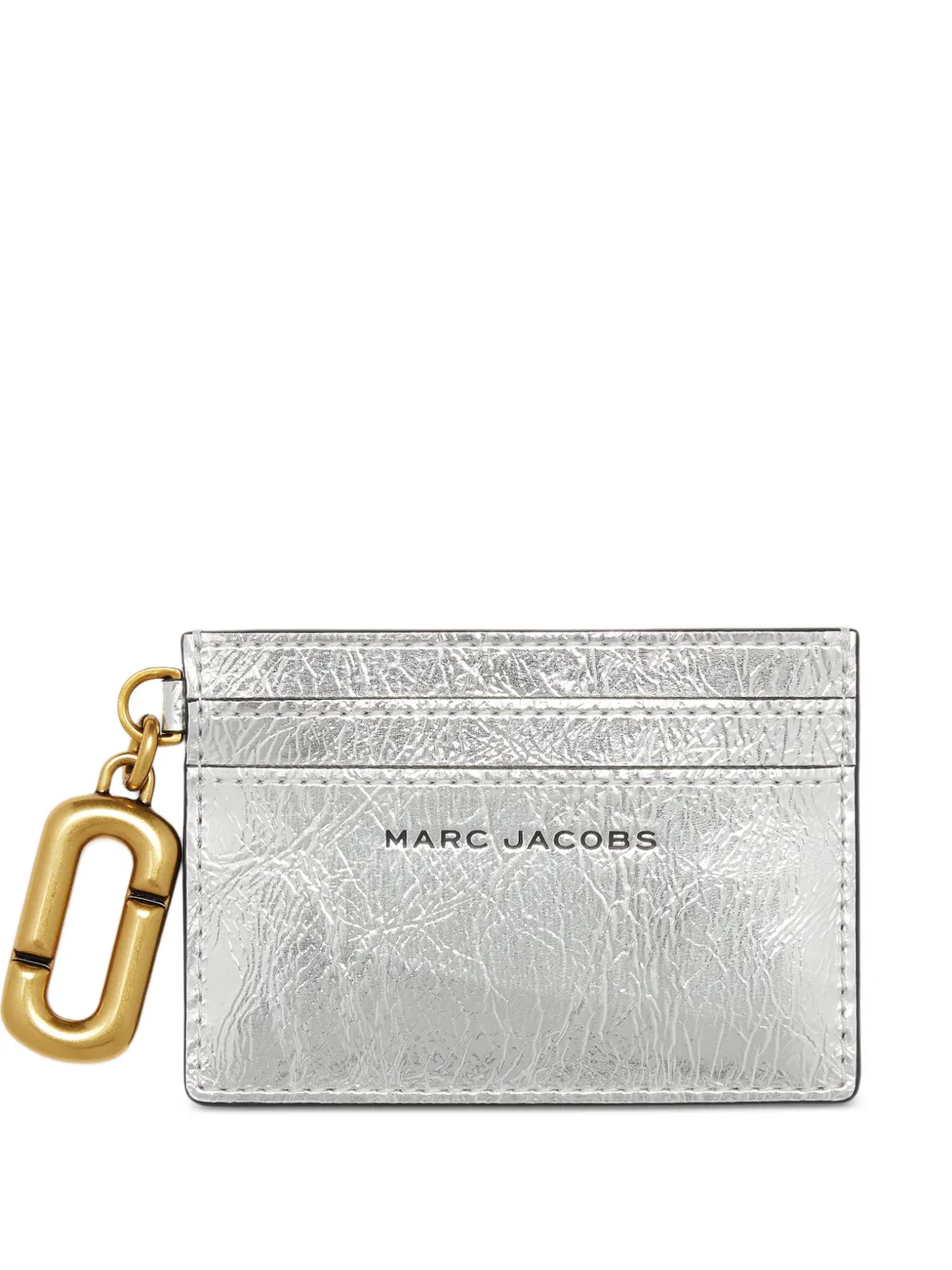 Marc Jacobs Scene card case in metallic - Silber