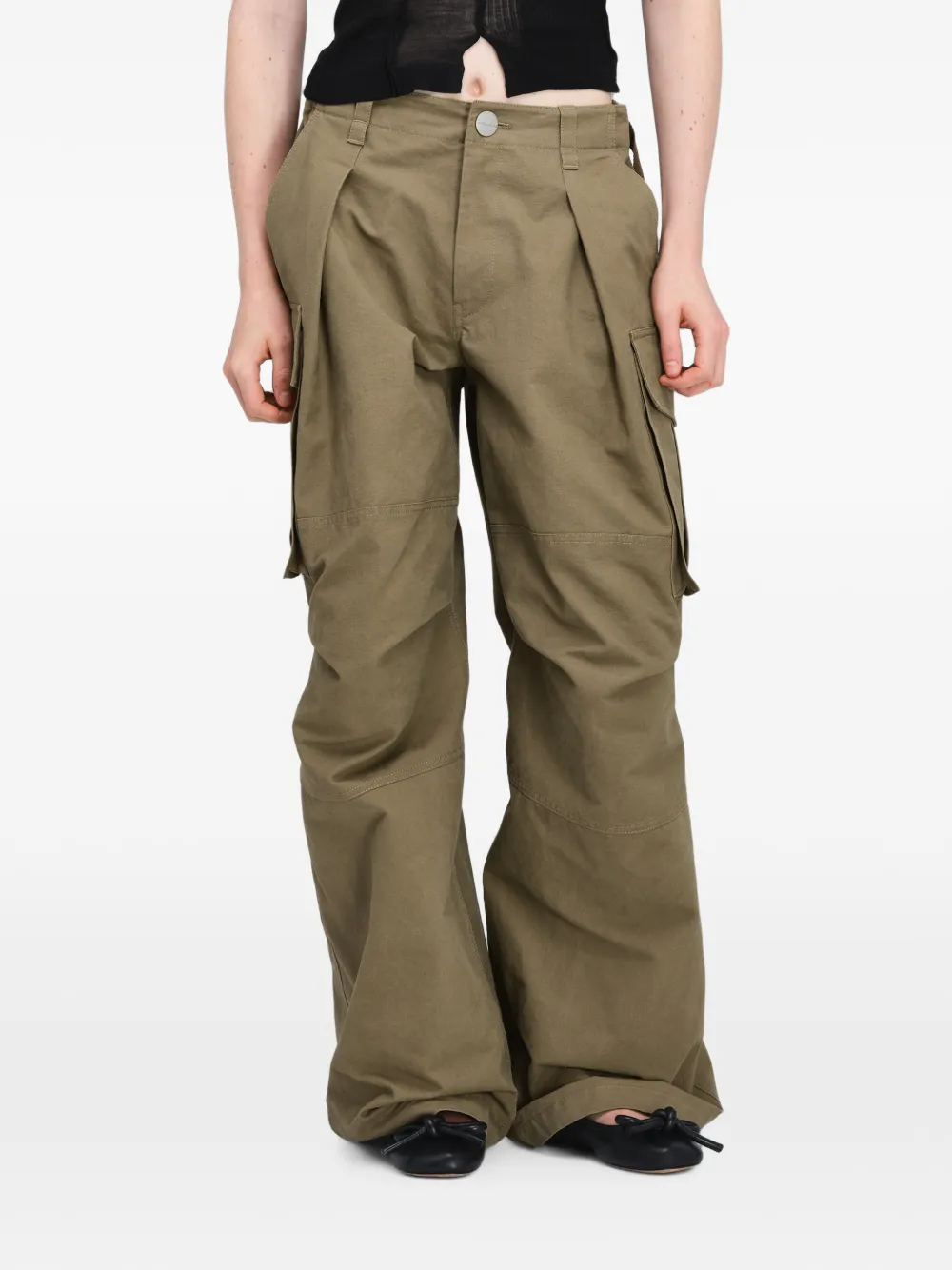 Marc Jacobs Oversized cargo broek Groen