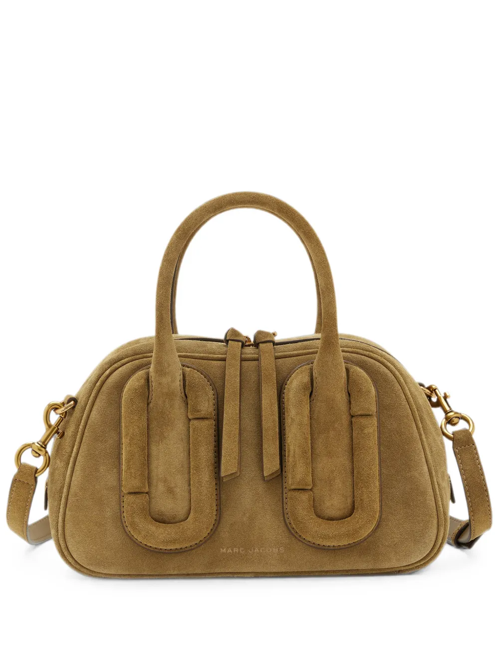 Marc Jacobs Babe top-handle in suede - Braun