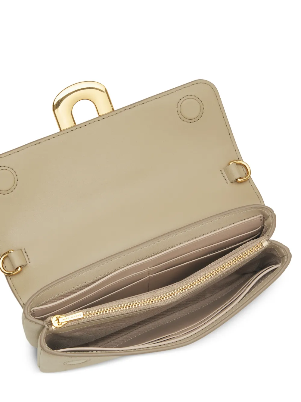 Marc Jacobs Scene portemonnee met ketting Beige