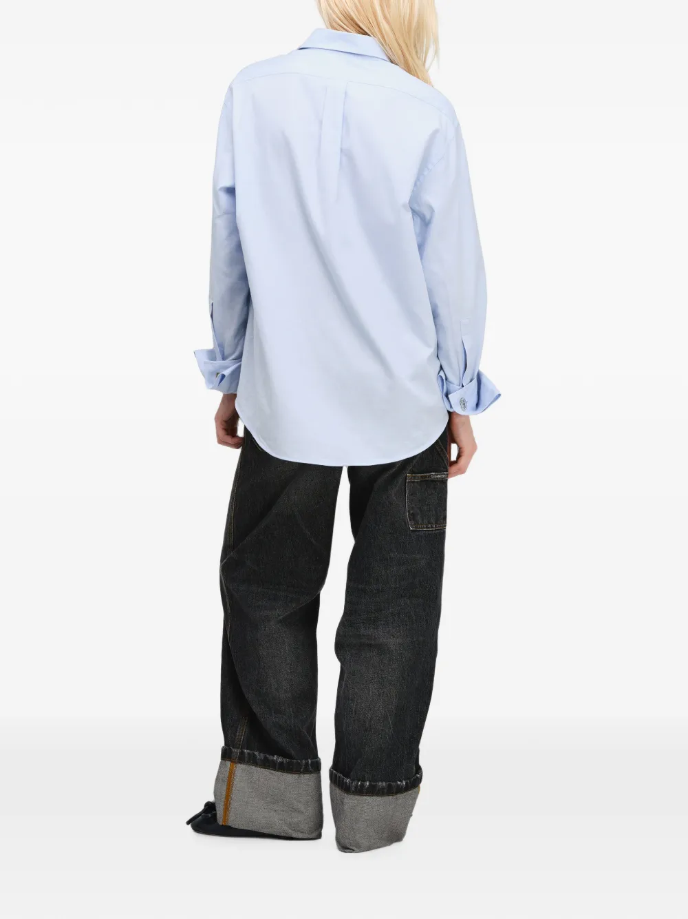 Marc Jacobs Pop J Marc Oxford overhemd Blauw