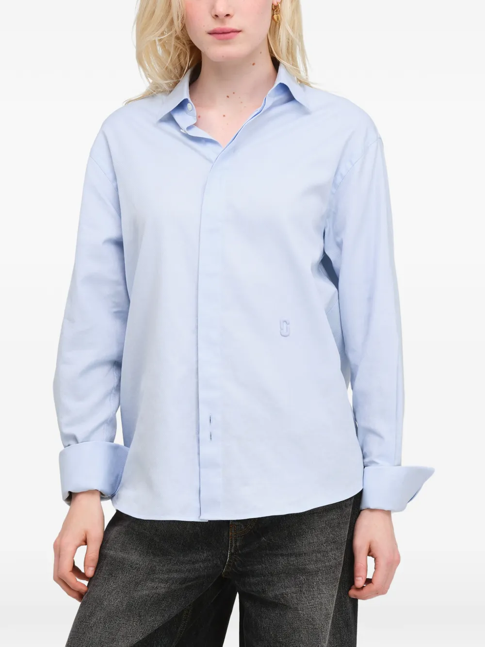 Marc Jacobs Pop J Marc Oxford overhemd Blauw