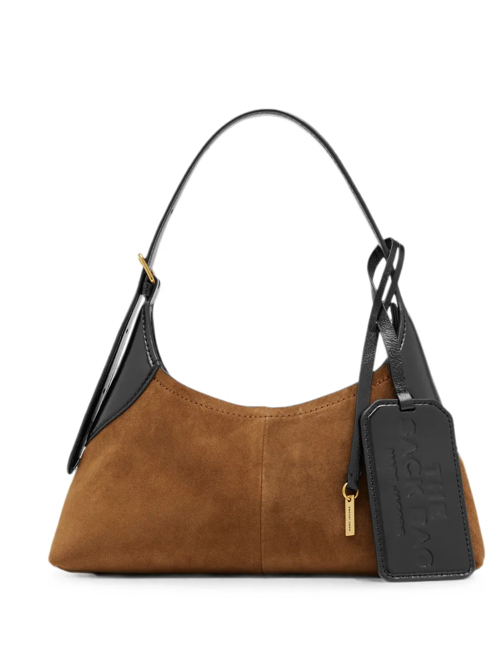 Marc Jacobs small belted Sack bag in suede - Braun
