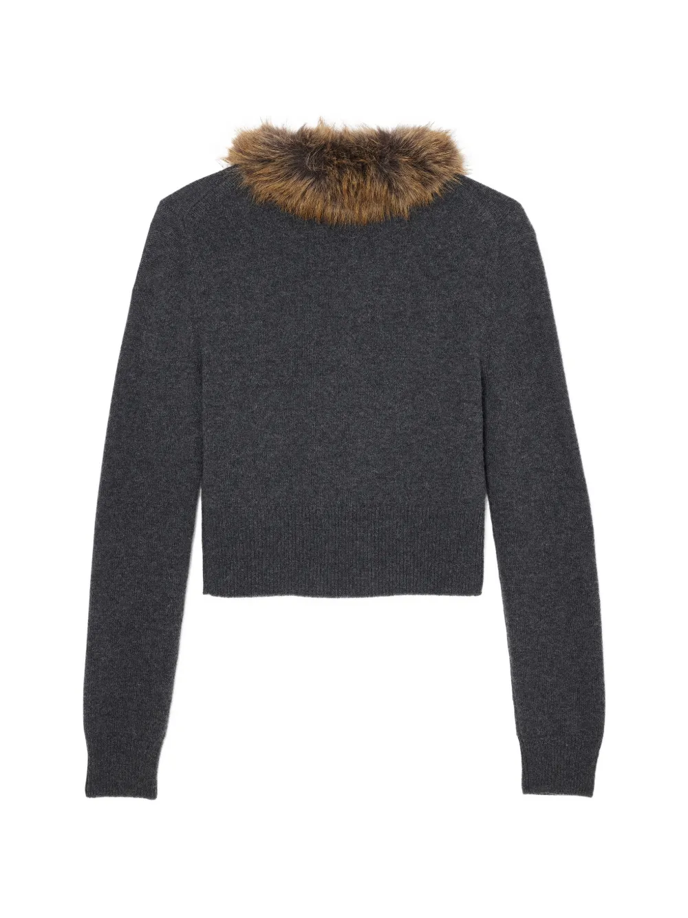 Marc Jacobs Vest met voering van imitatiebont Grijs