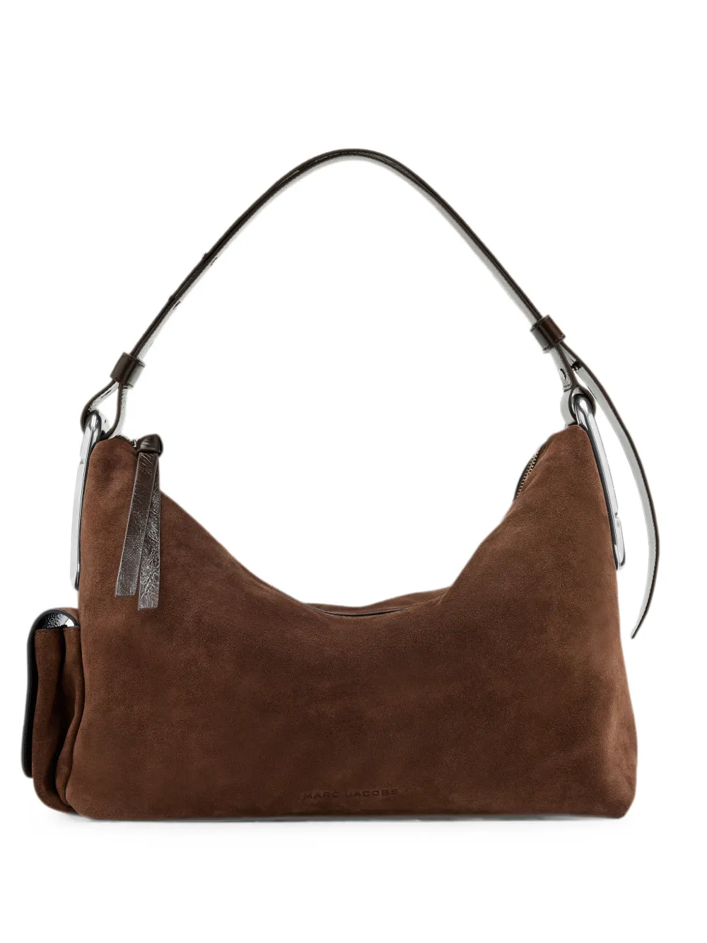 Marc Jacobs Scene large shoulder bag in suede - Braun