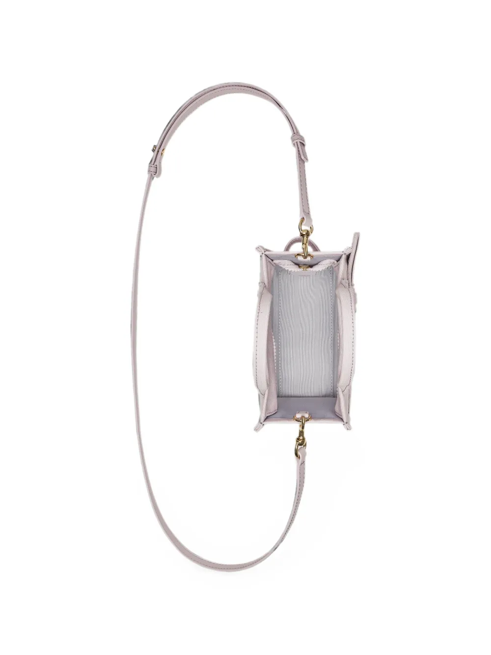 Marc Jacobs Crossbodyshopper van canvas met oversized strik Paars