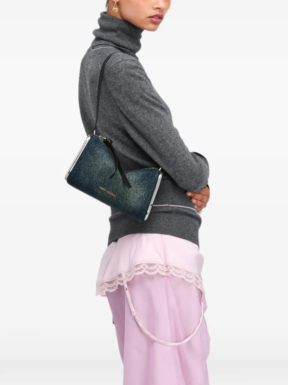 Marc Jacobs Scene kleine denim schoudertas Blauw