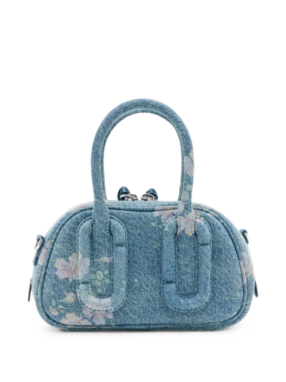 Marc Jacobs Babe denim mini-handtas met bloemen Blauw