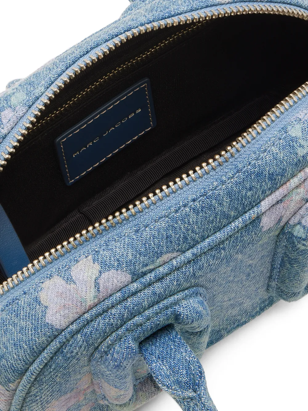 Marc Jacobs Babe denim mini-handtas met bloemen Blauw