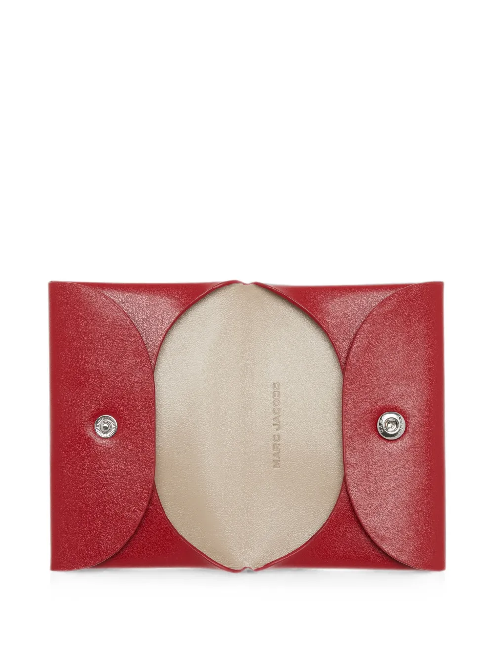 Marc Jacobs Scene pasjeshouder met drukknoop Rood