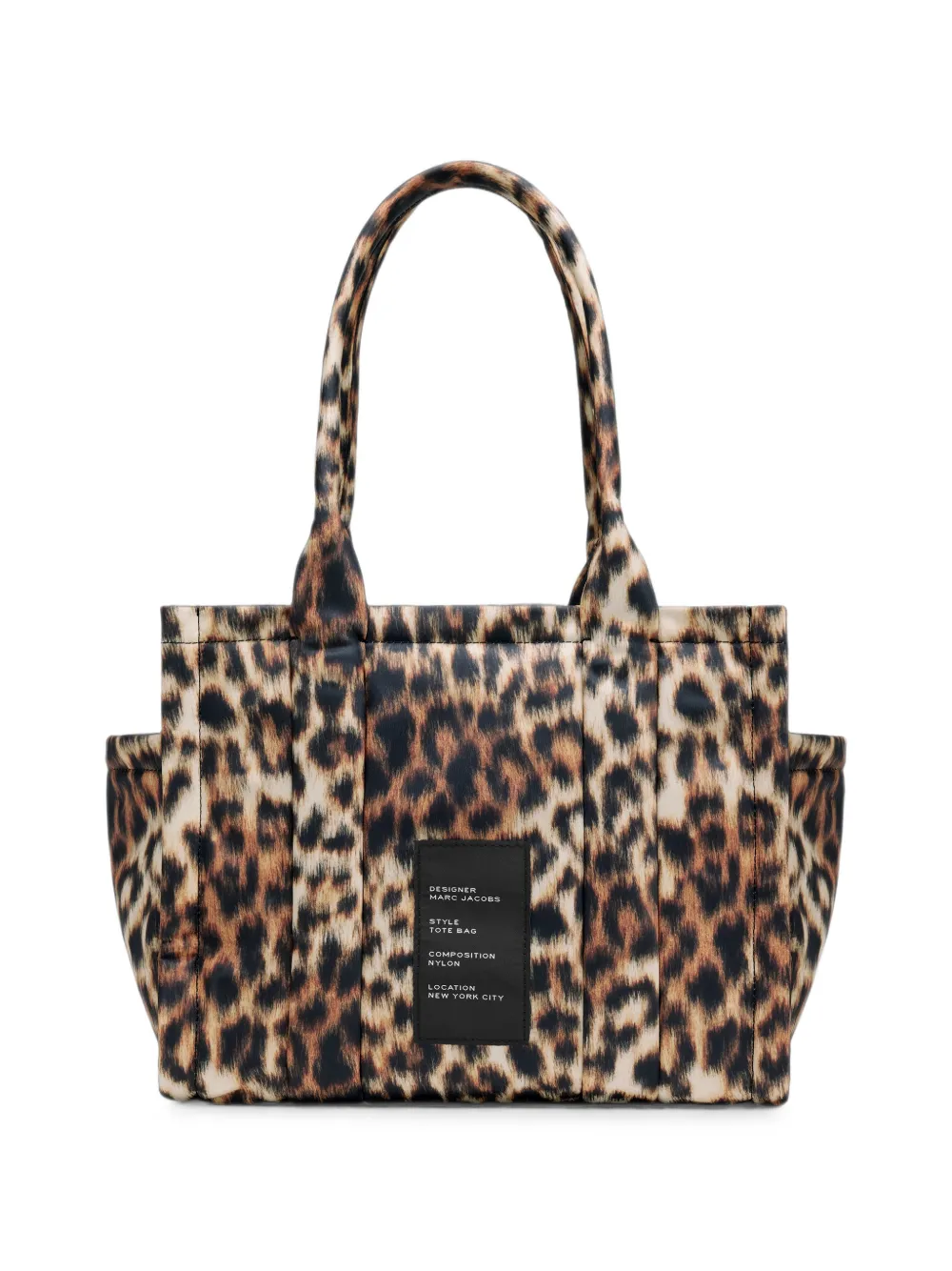 Marc Jacobs The Tote Bag shopper met luipaardprint Bruin