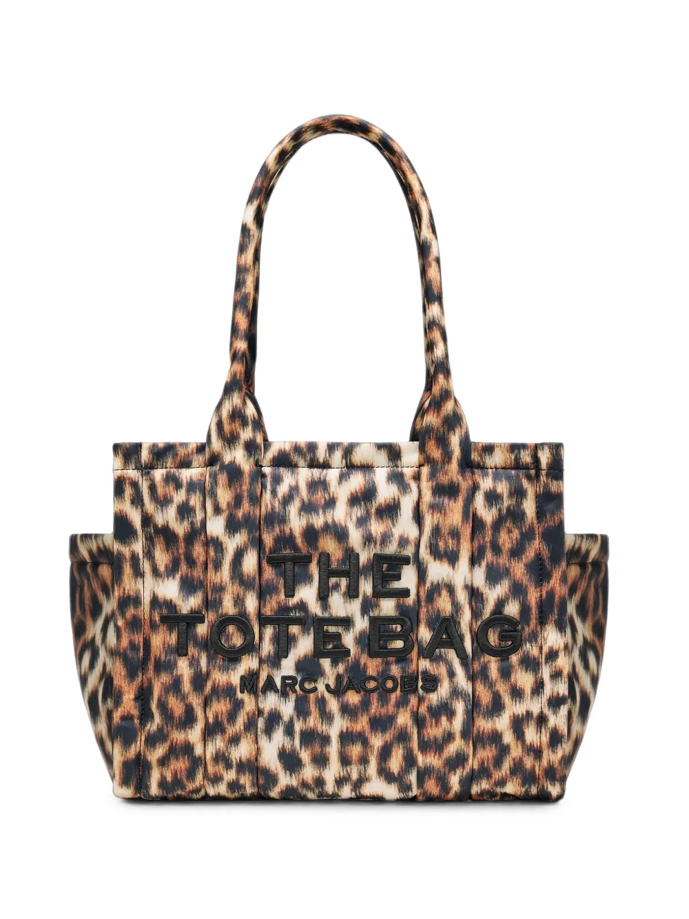 Marc Jacobs medium tote bag in leopard puffy nylon