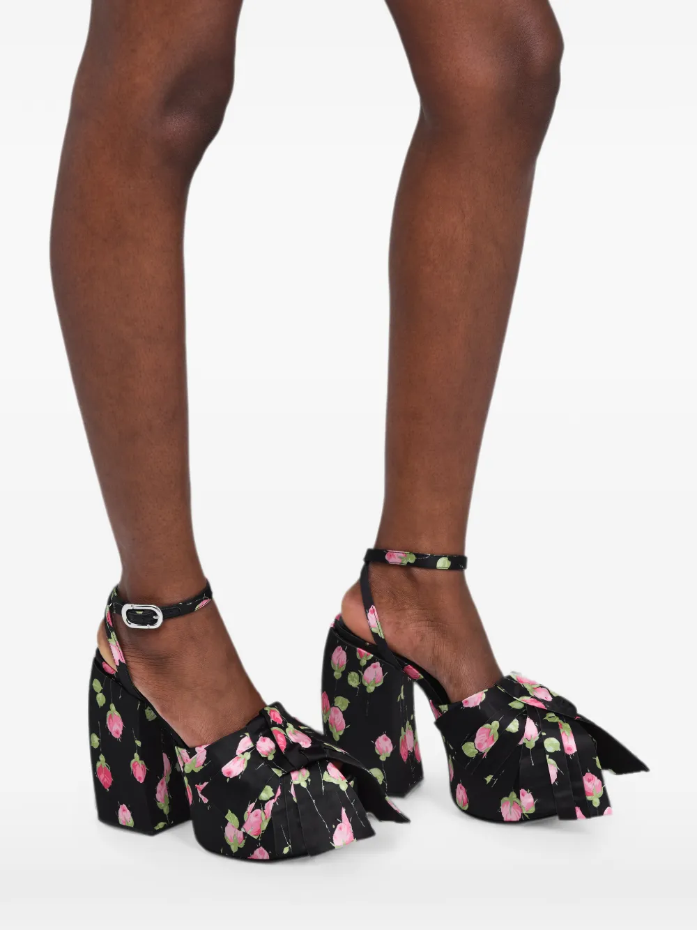 Marc Jacobs The Bow platform heel pumps Zwart