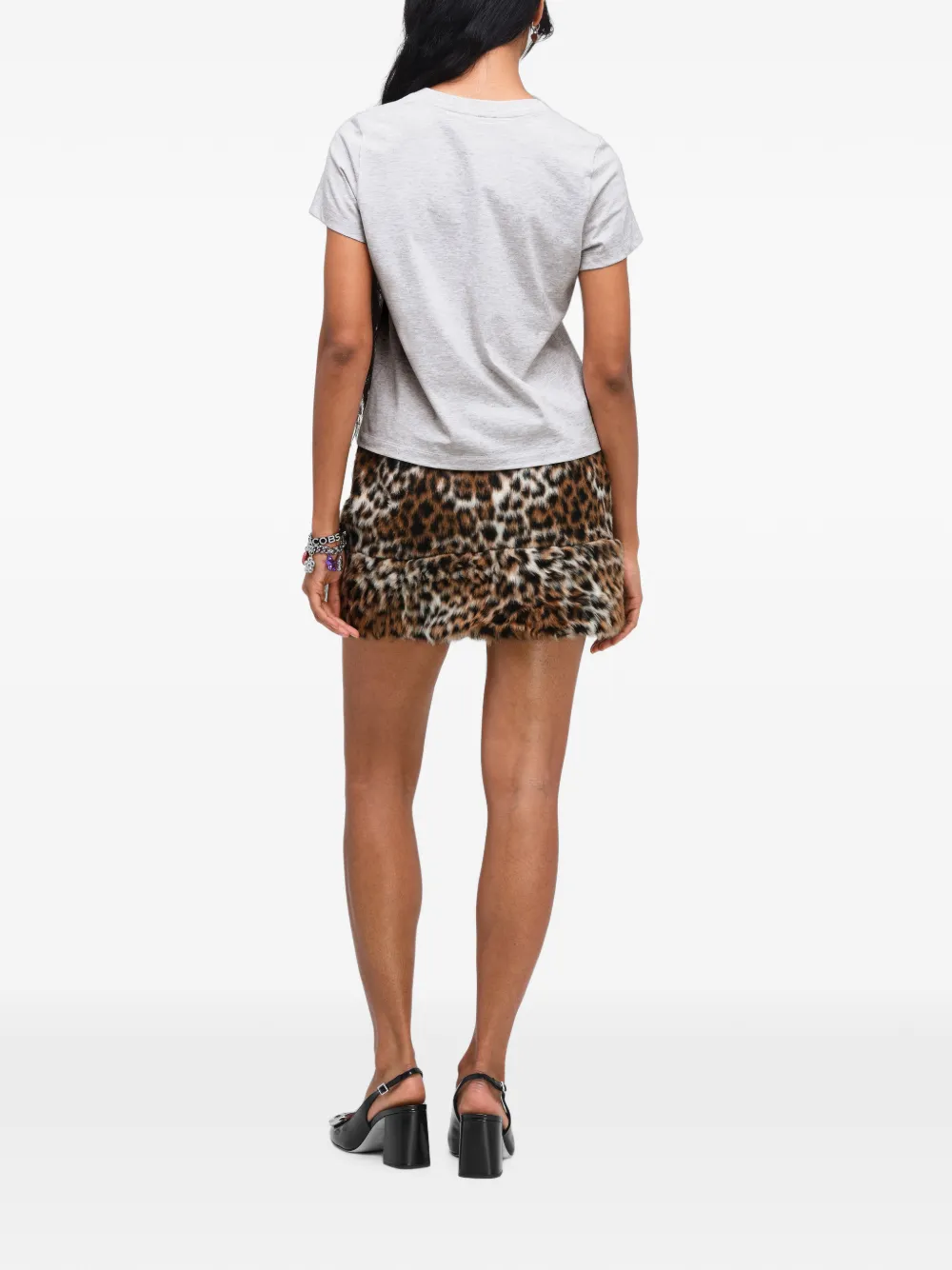 Marc Jacobs Canal St T-shirt met logo-print Grijs
