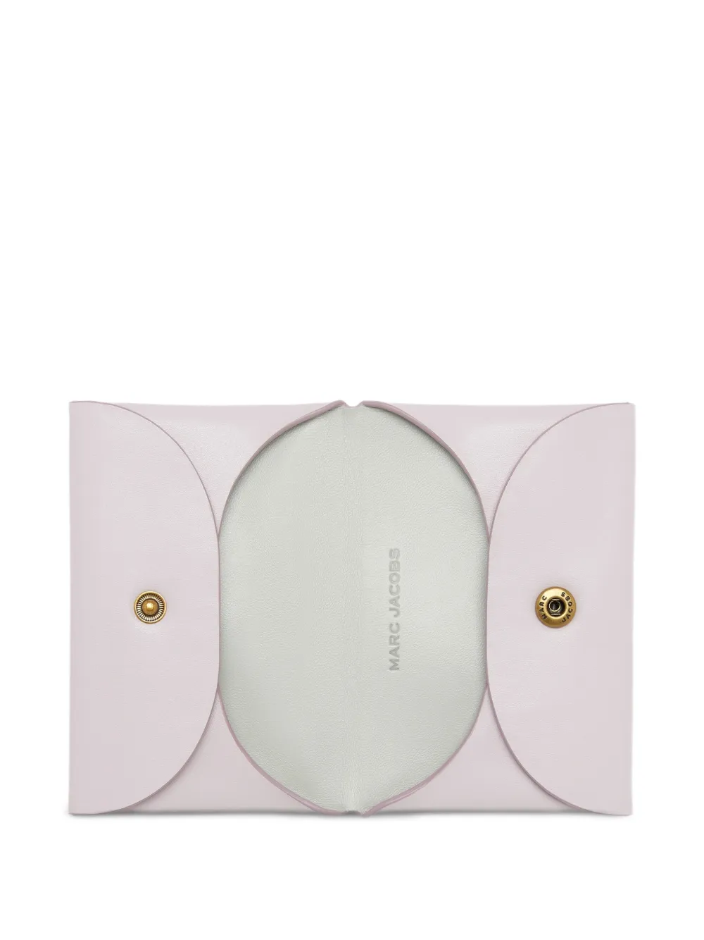 Marc Jacobs Scene pasjeshouder met drukknoop Paars