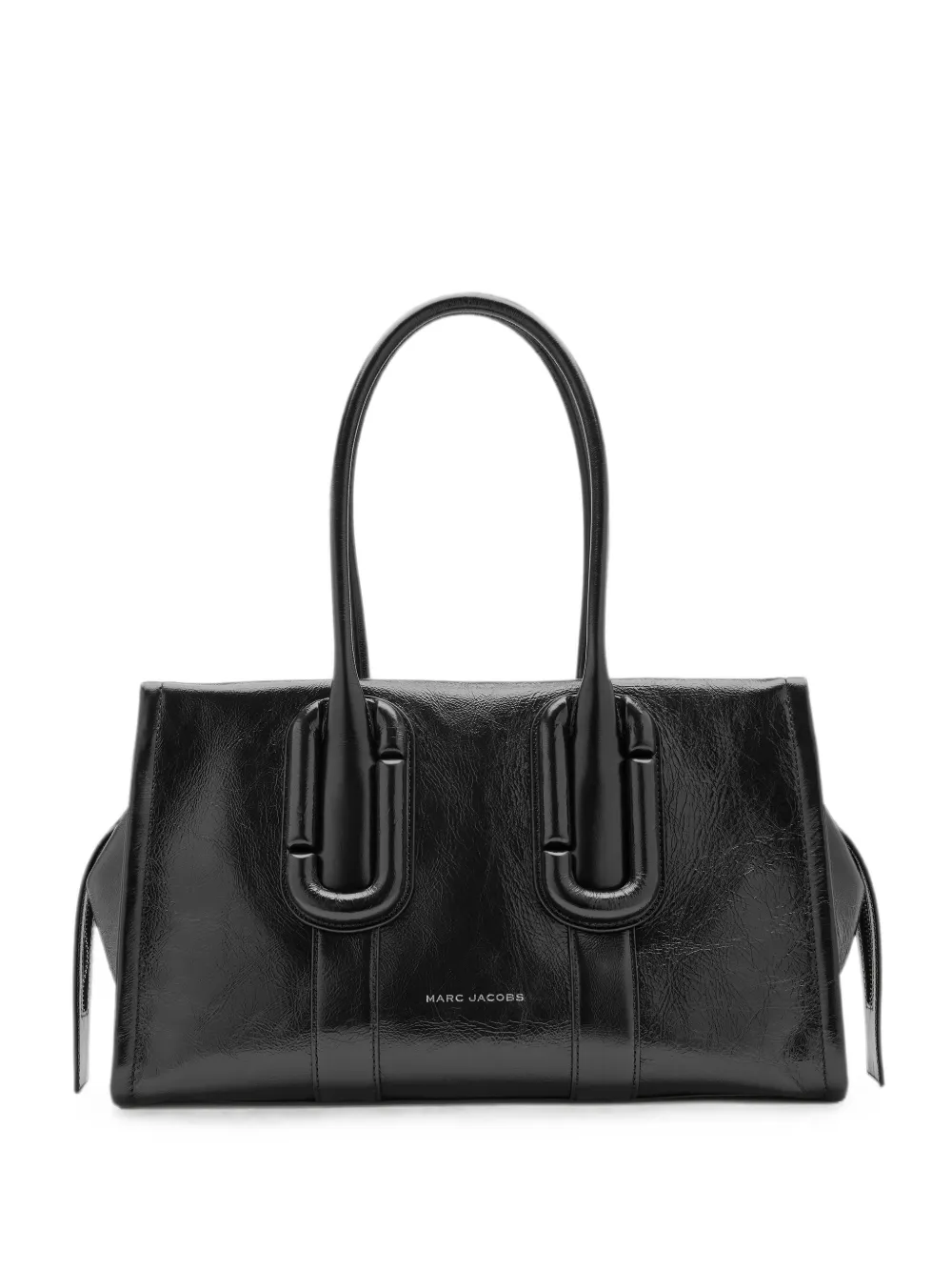 Marc Jacobs Babe City tote in crinkle leather - Nero