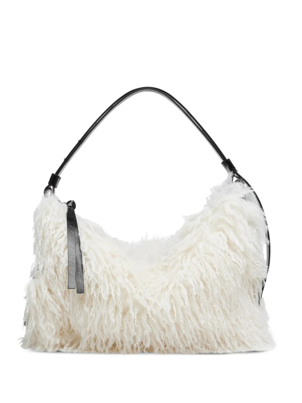 Marc Jacobs Scene large shoulder bag in grunge fur - Bianco