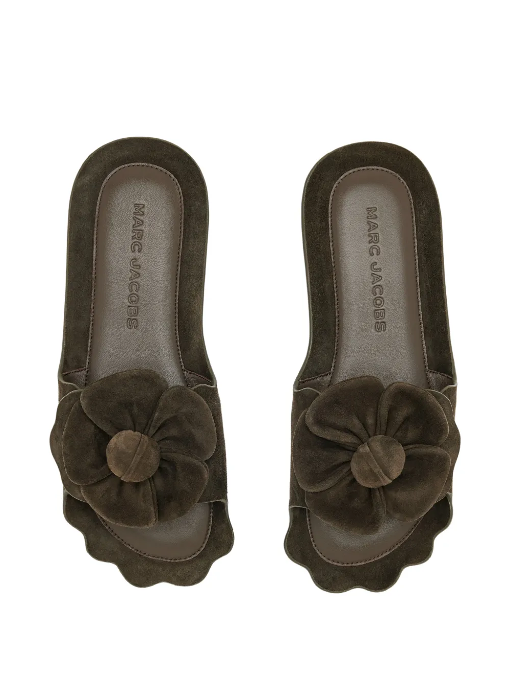 Marc Jacobs Daisy suede sandals Groen