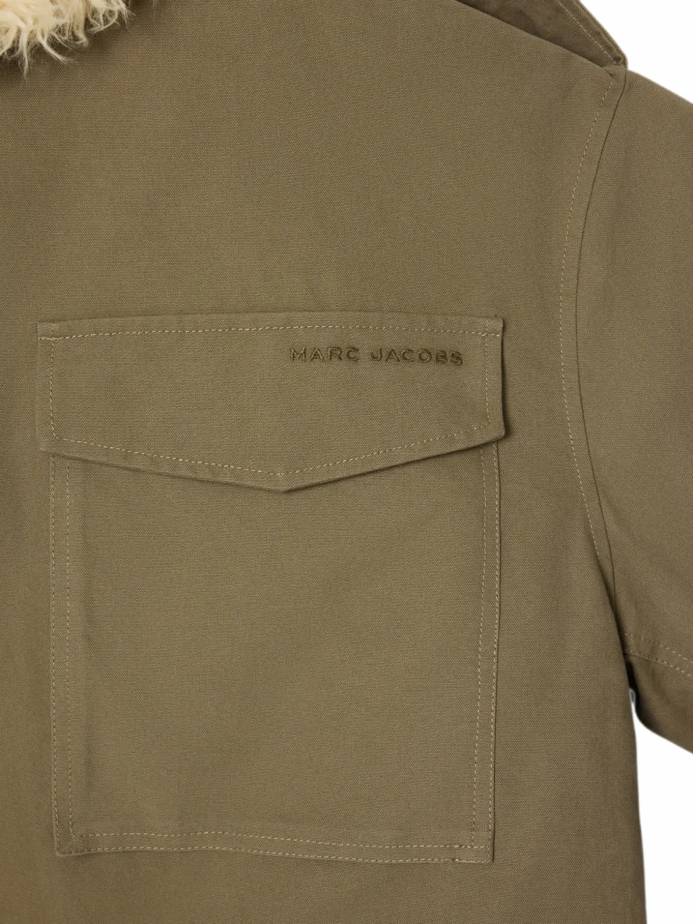 Marc Jacobs Cropped cargo parka Groen