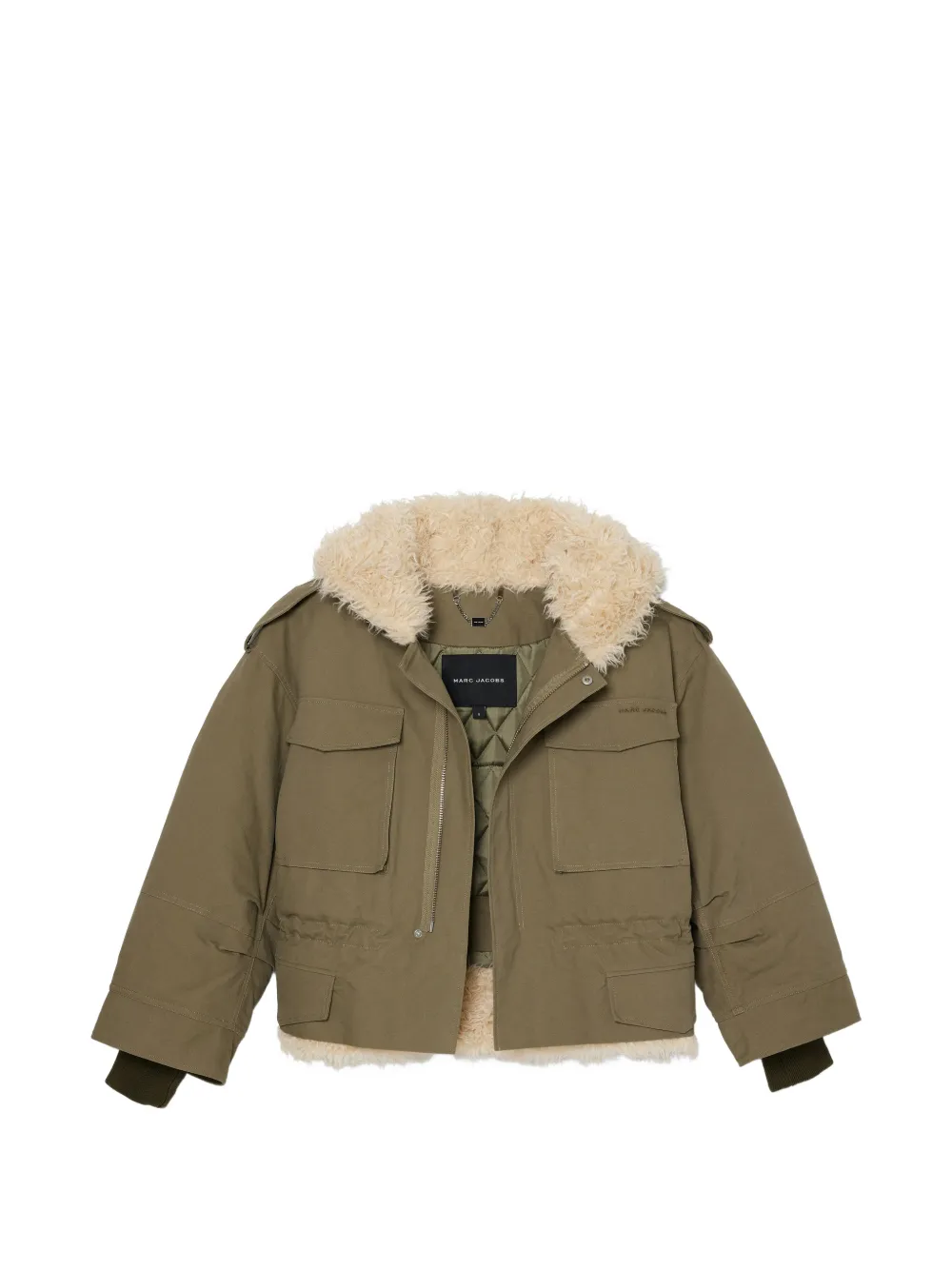 Marc Jacobs cropped cargo parka - Verde
