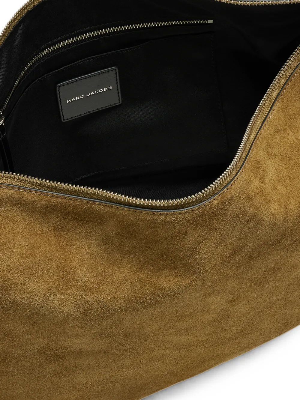 Marc Jacobs Grote Scene suède schoudertas Beige