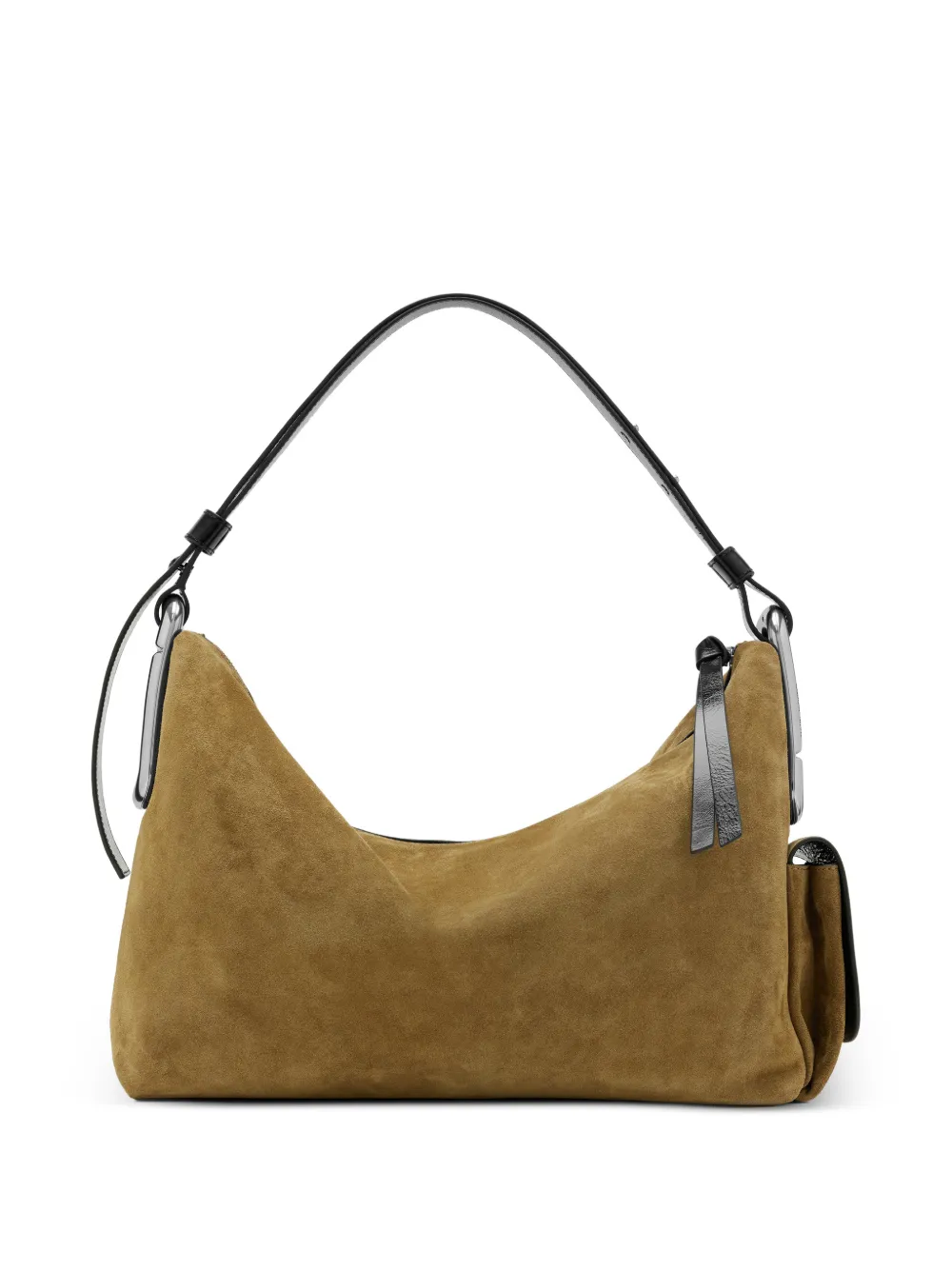 Marc Jacobs Grote Scene suède schoudertas Beige