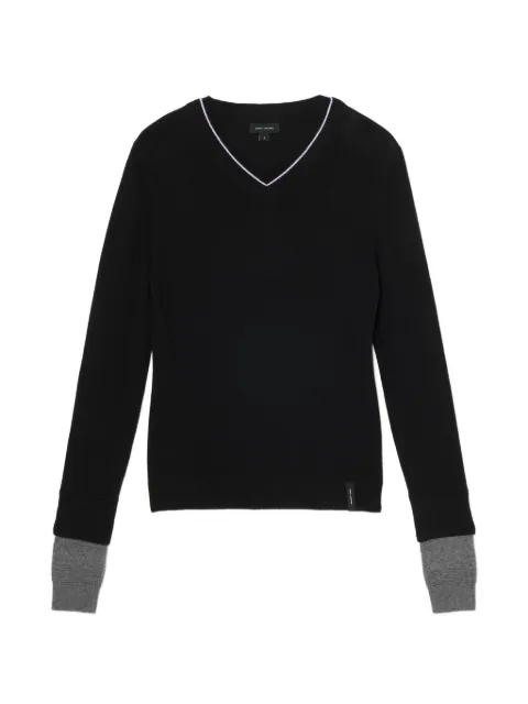 Marc Jacobs jersey a capas con cuello en V