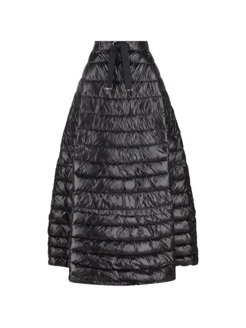 Herno quilted drawstring maxi skirt