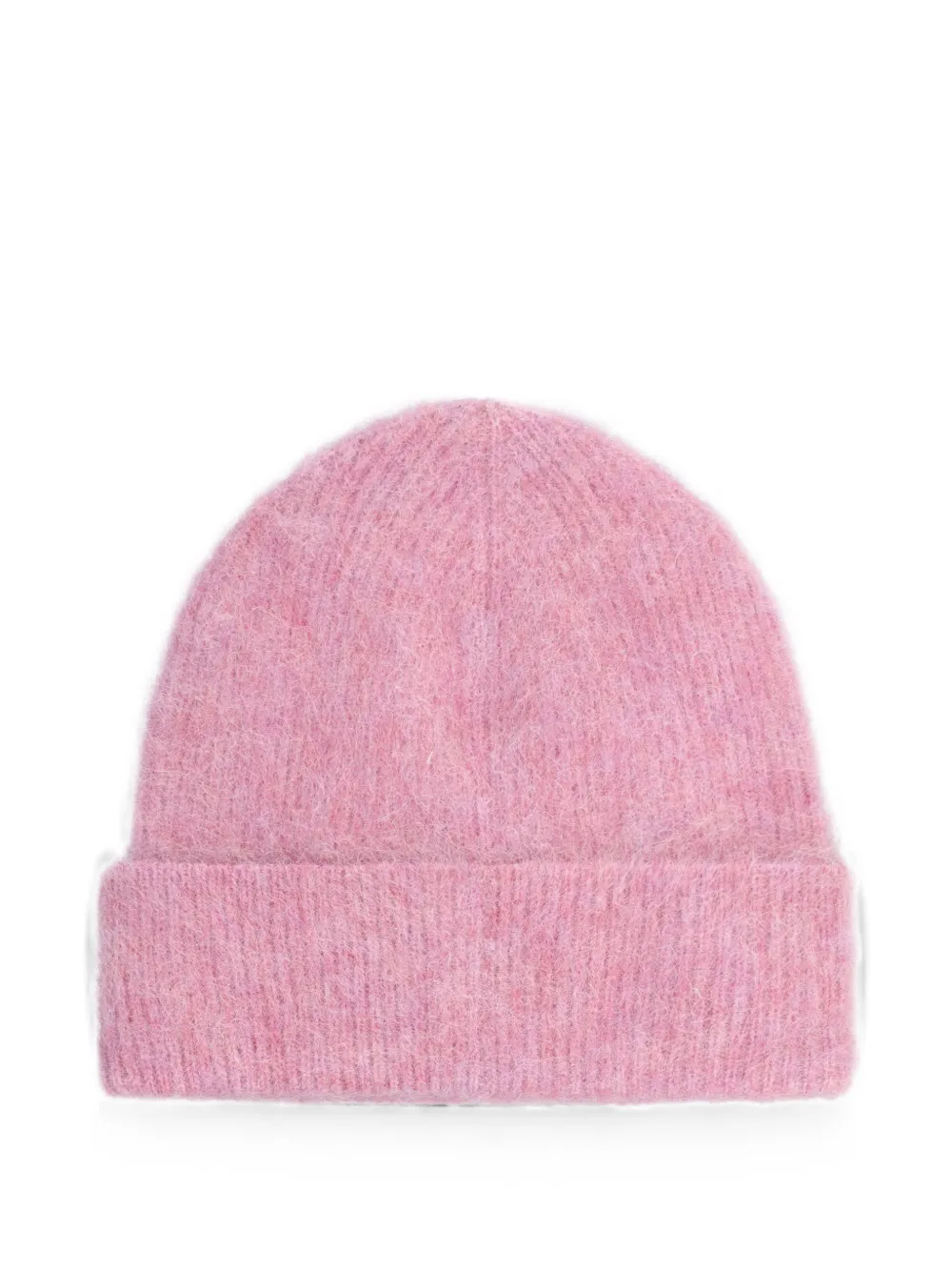 ISABEL MARANT Ribgebreide muts Roze