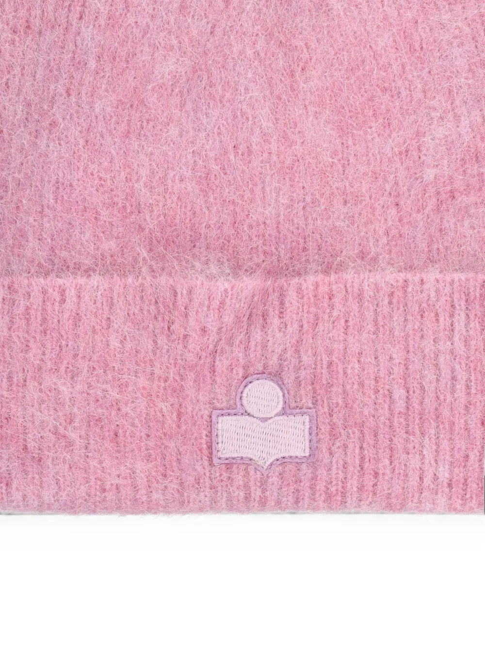 ISABEL MARANT Ribgebreide muts Roze