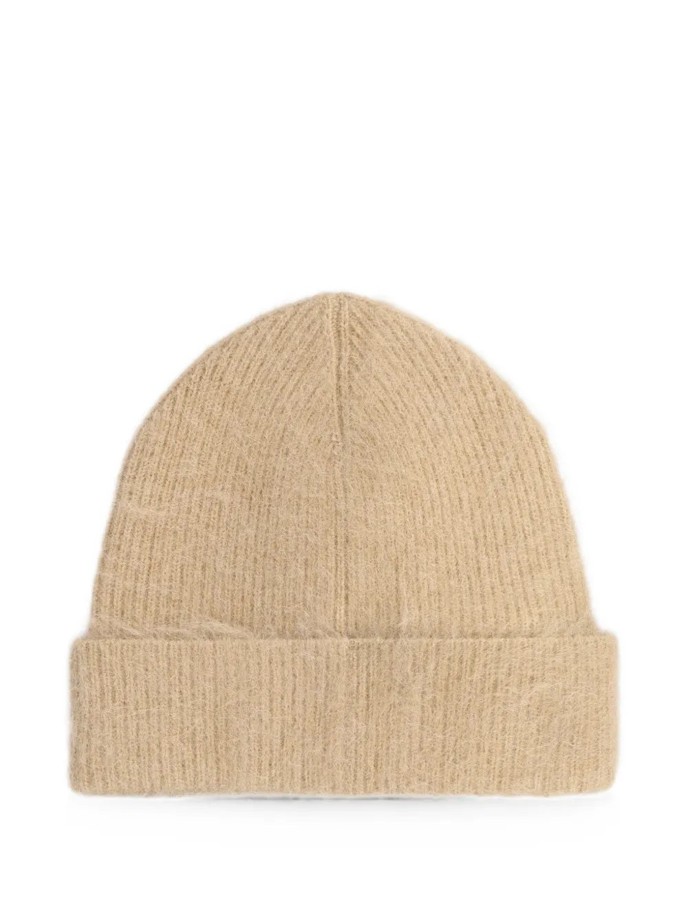 ISABEL MARANT Ribgebreide muts Beige