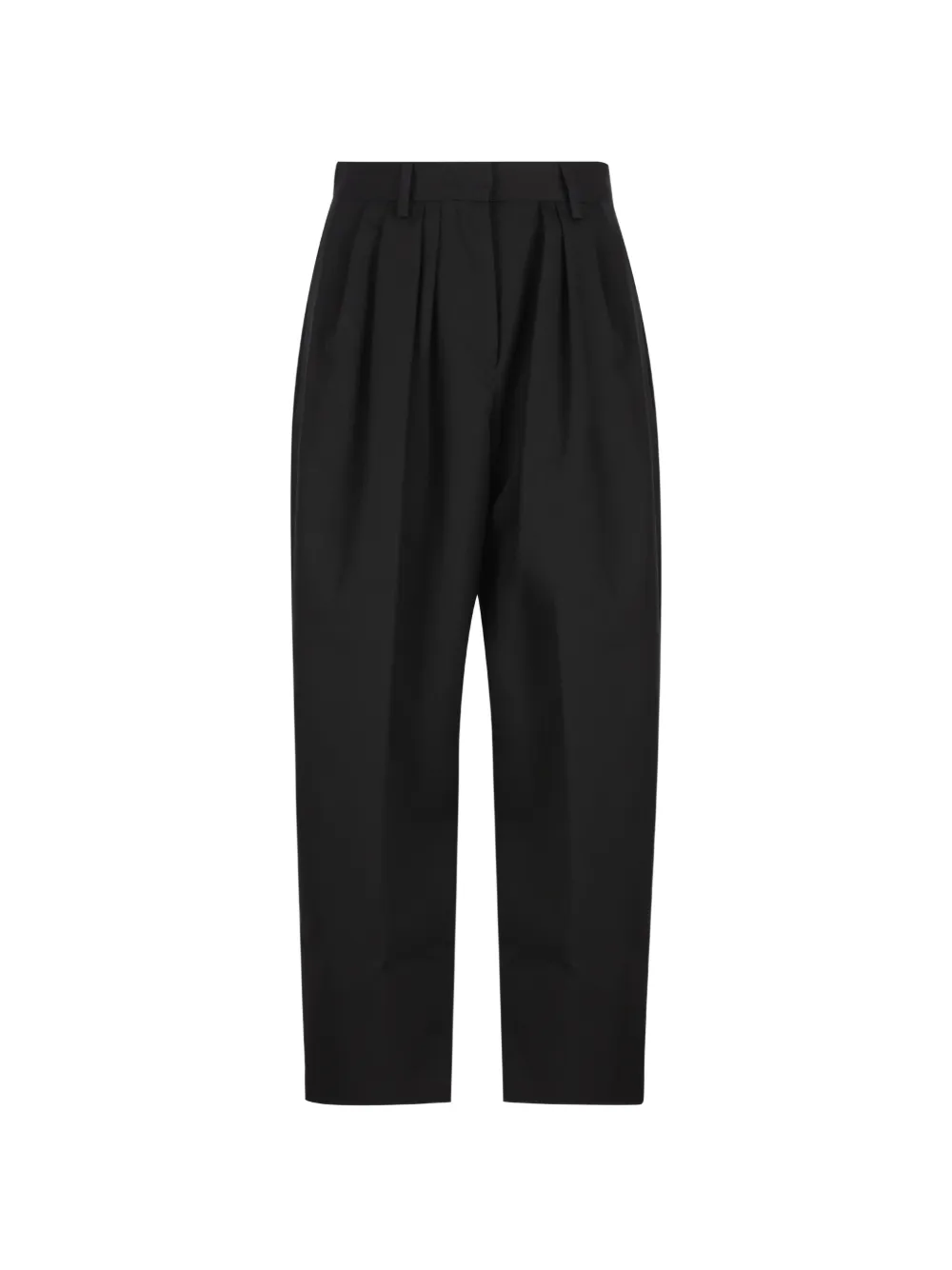 ISABEL MARANT pleated tapered trousers - Black
