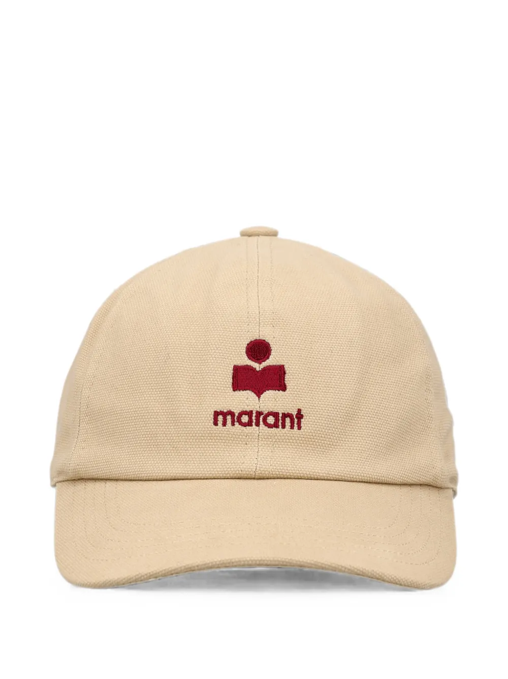 ISABEL MARANT logo-embroidered baseball cap - Nude