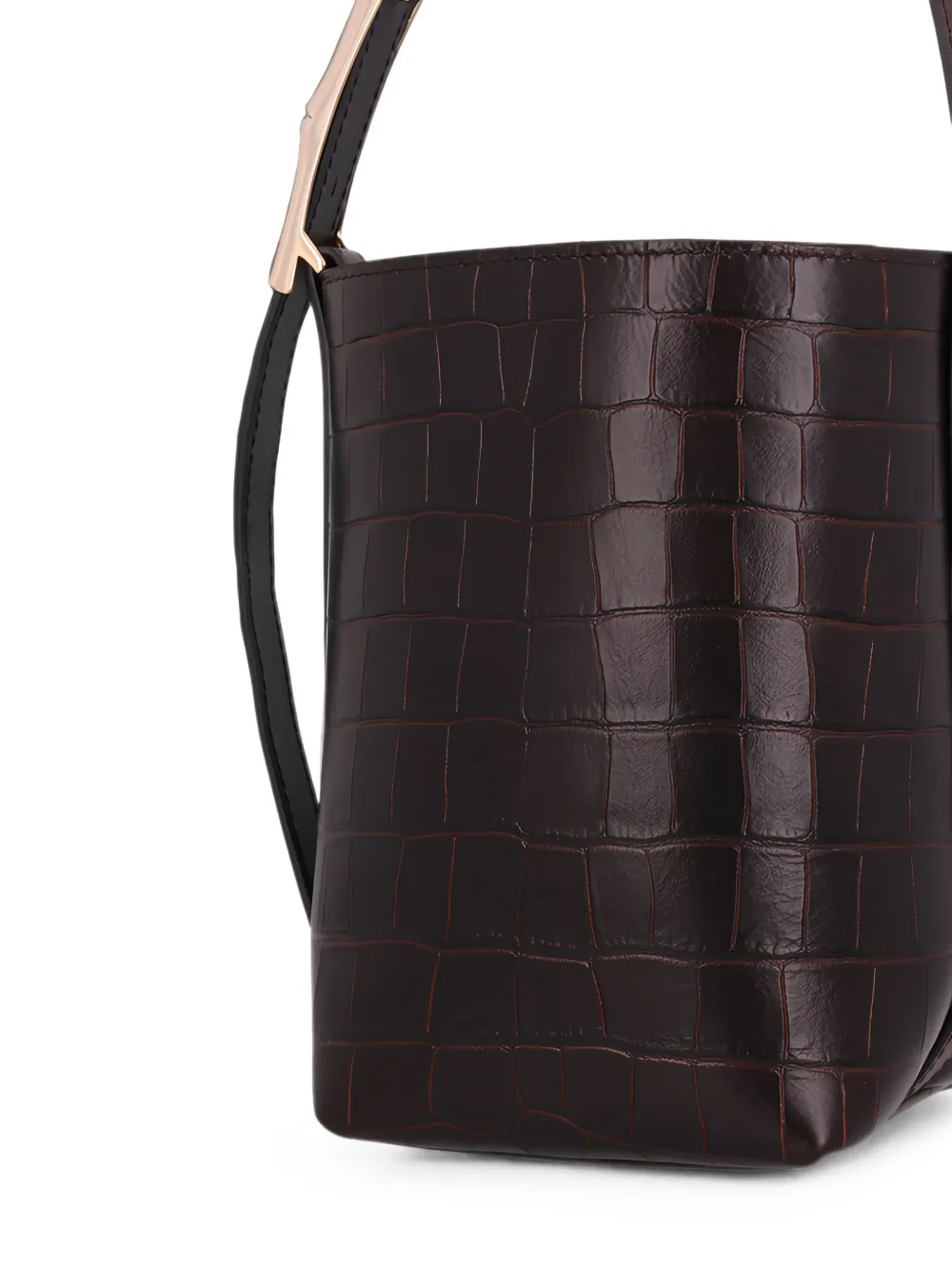 Longchamp Le Smart XS bucket-tas Bruin