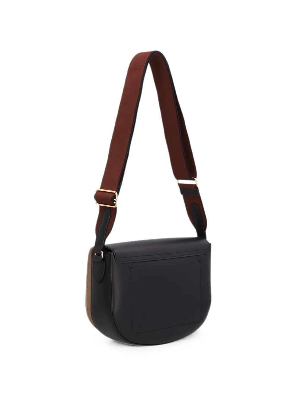 Longchamp M Épure Timeless leren schoudertas Zwart