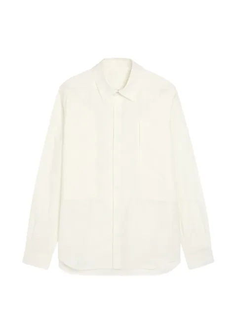 Rick Owens concealed-button shirt