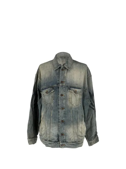 Balenciaga Pre-Owned graphic-print denim jacket