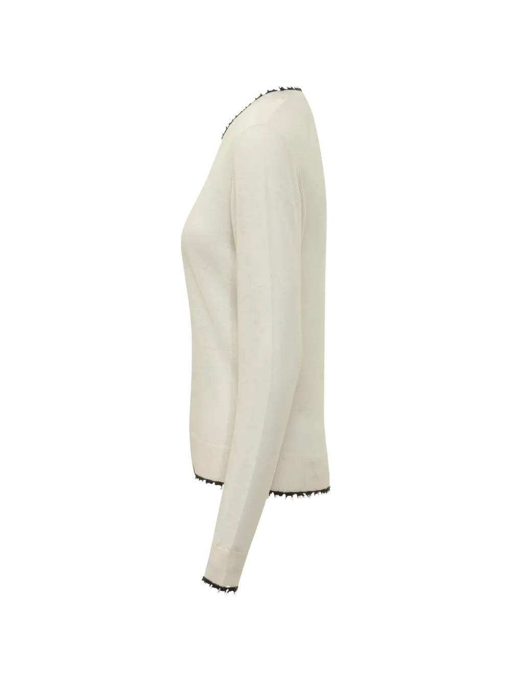 PINKO Trui met franje afwerking Beige