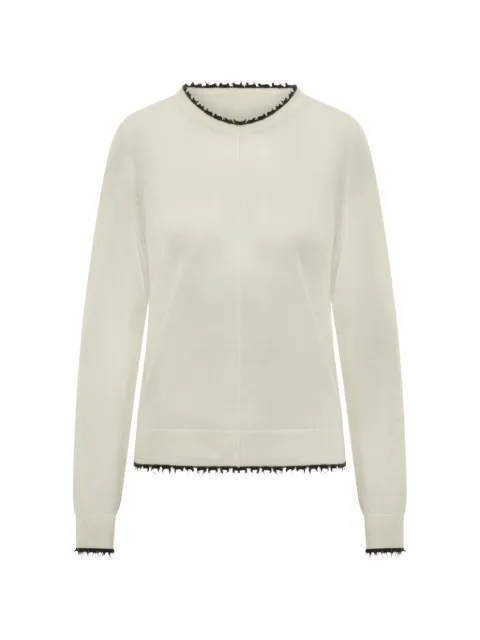 PINKO frayed-edge sweater