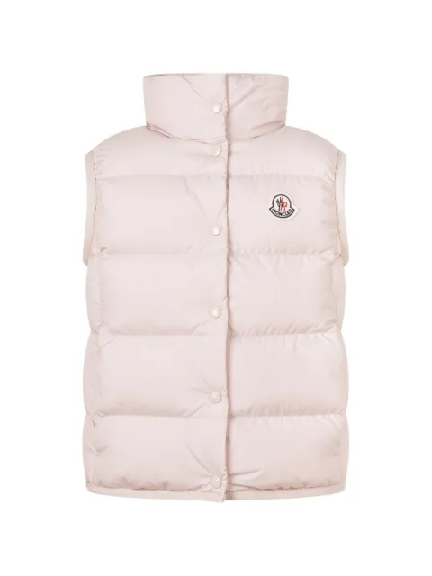 Moncler Enfant Badia logo-patch gilet