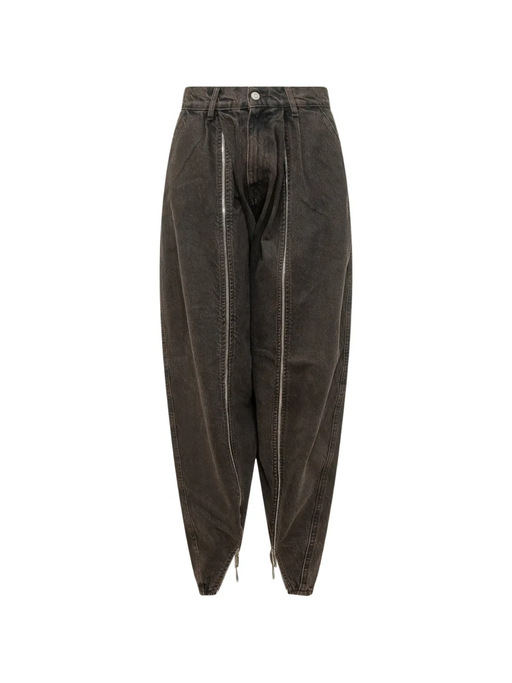 Coperni Sarouel zip-detail jeans - Nero