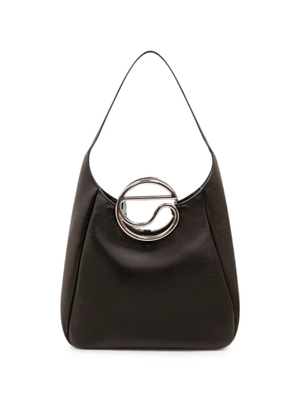 Coperni C-logo-plaque Tote Bag In Black