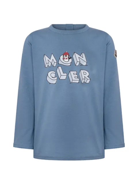 Moncler Enfant logo-print long-sleeve T-shirt