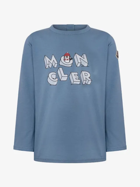 Moncler Enfant logo-print long-sleeve T-shirt