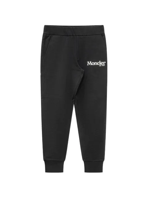 Moncler Enfant pants con logo estampado