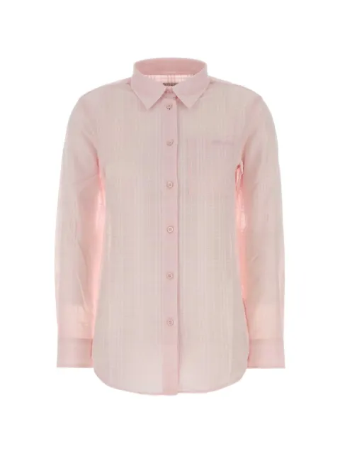 Burberry check-pattern cotton shirt