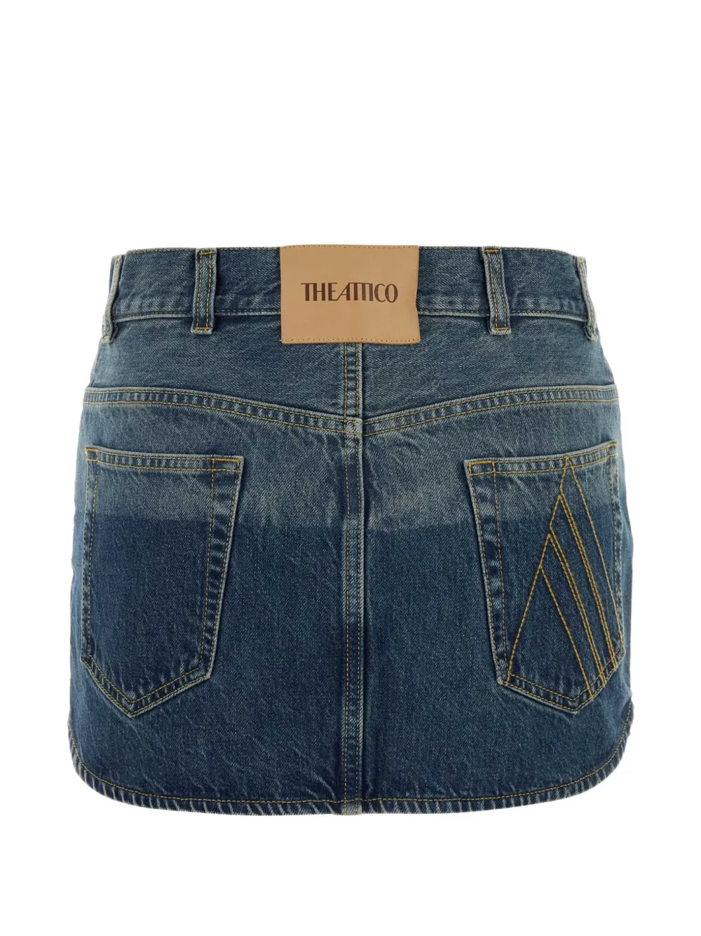 The Attico Denim rok Blauw