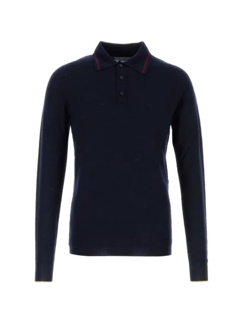 Balenciaga polo à bords contrastants