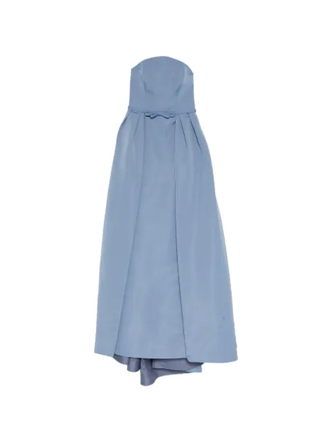 Amsale strapless bow-detail gown