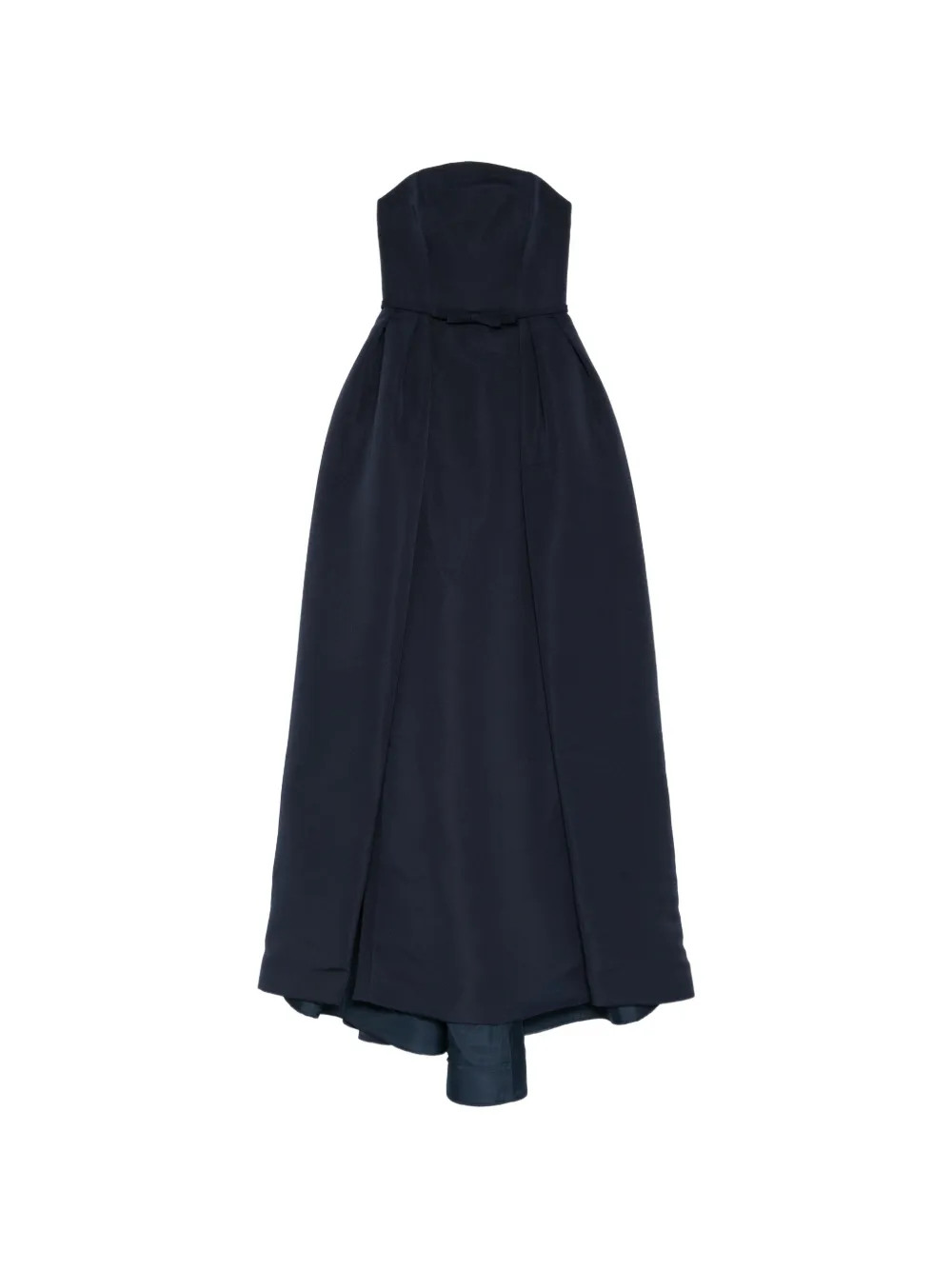 Amsale Faille overskirt gown Blauw